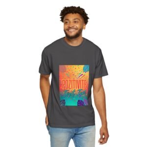 Inspirational Printed T-shirt/ Mayo Enspirasyon "POZITIVITE TOUT TAN"