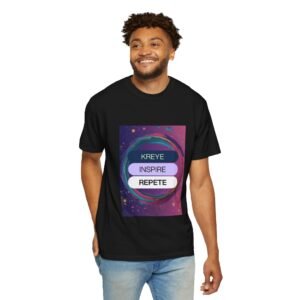 Inspirational Printed T-shirt/ Mayo Enspirasyon "KREYE INSPIRE REPETE"